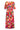 Aiko Dress - Red Floral Print - Dress VERGE