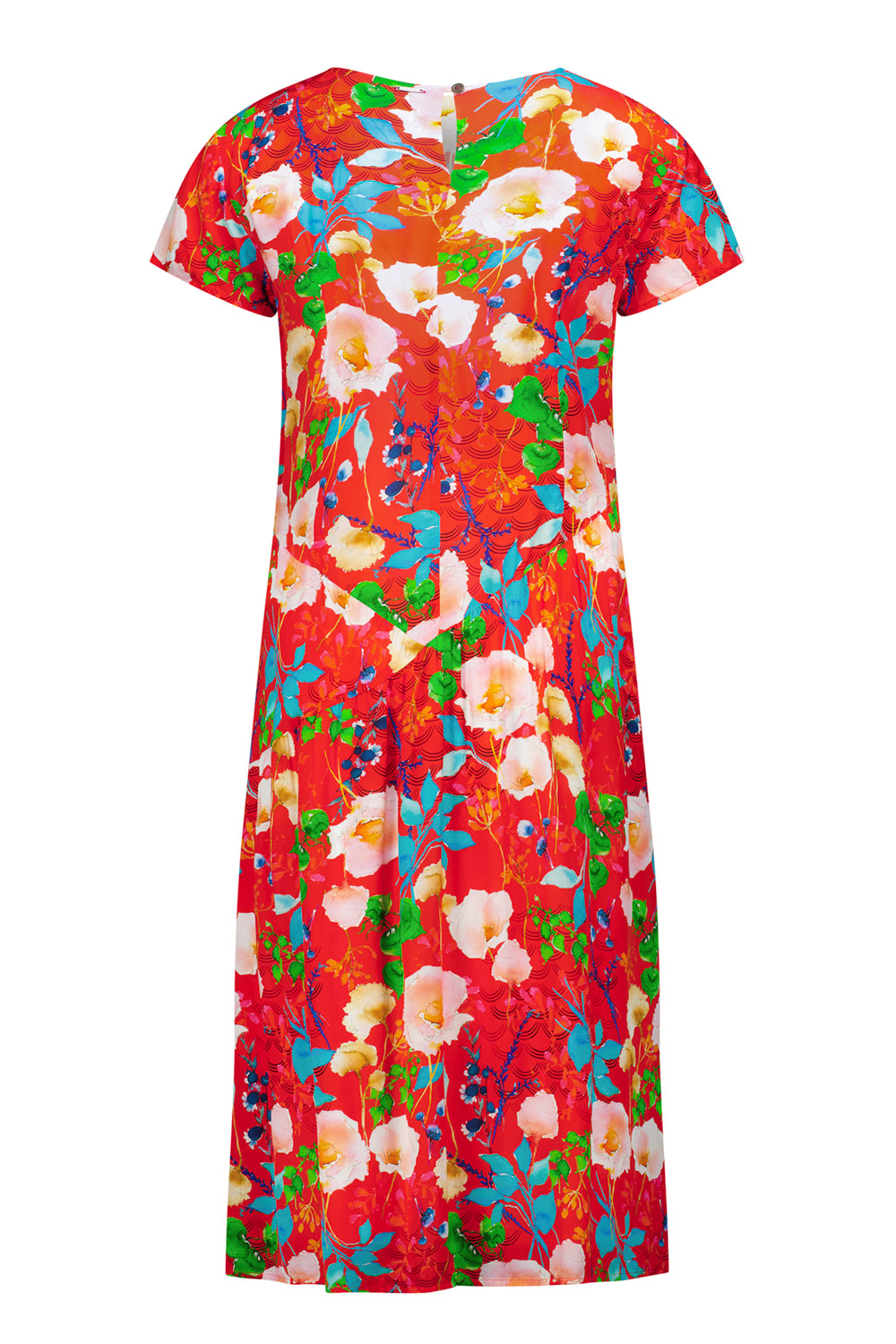 Sakura Dress - Red Floral Print – VERGE